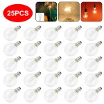 25x G40 Replacement Globe Bulbs for Outdoor Garden String Lights